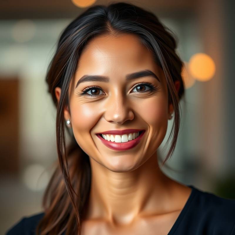 Retrato profissional de uma mulher sorrindo